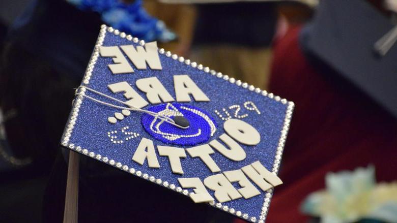 Graduation cap decorated 